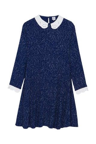 Trapeziumjurk Ravive - Marineblauw