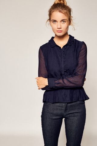 Top Fanfan - Marineblauw