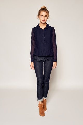 Top Fanfan - Marineblauw