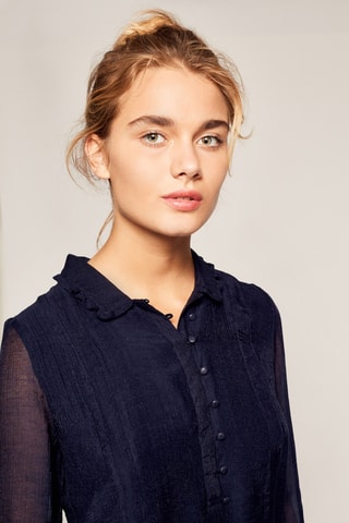 Top Fanfan - Marineblauw