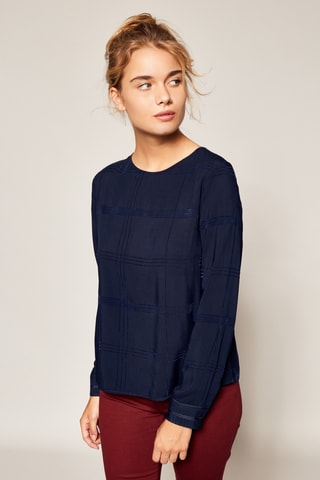 Top Frances - Marineblauw