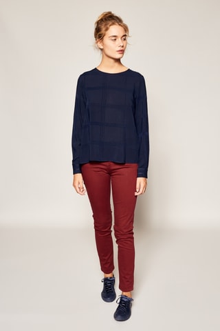 Top Frances - Marineblauw