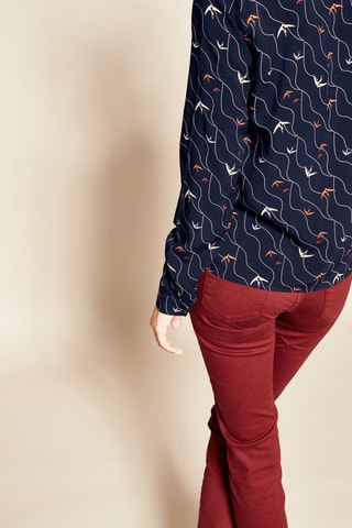 Blouse Charlot - Marineblauw