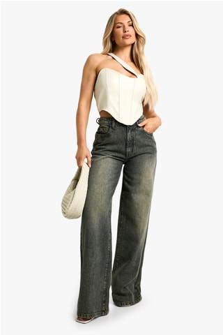 Asymmetrisch Top - Gebroken Wit