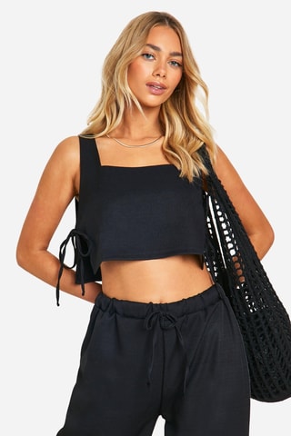 Crop Top - Zwart