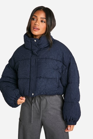 Gewatteerde Jas - Marineblauw