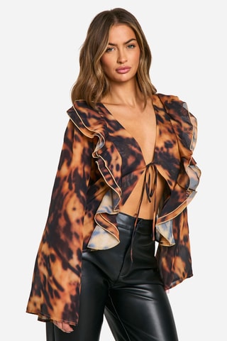 Blouse - Bruin