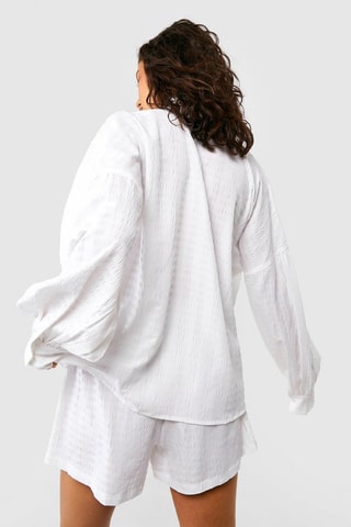 Blouse en Short Relaxed - Ivoorkleurig