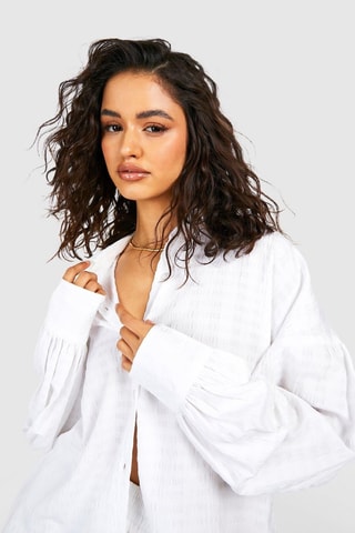 Blouse en Short Relaxed - Ivoorkleurig