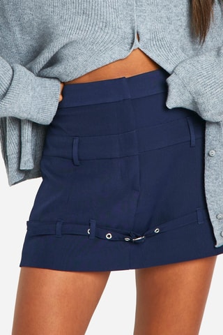Minirok - Marineblauw