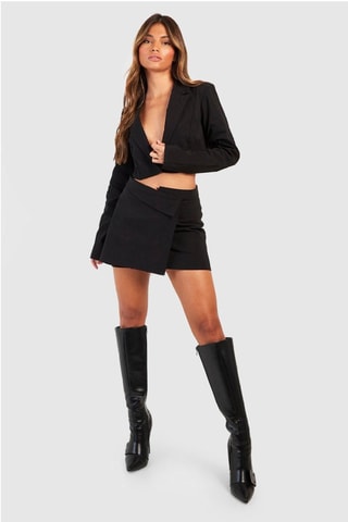 Blazer en Minirok - Zwart