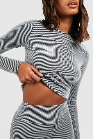 Crop Top - Grijs
