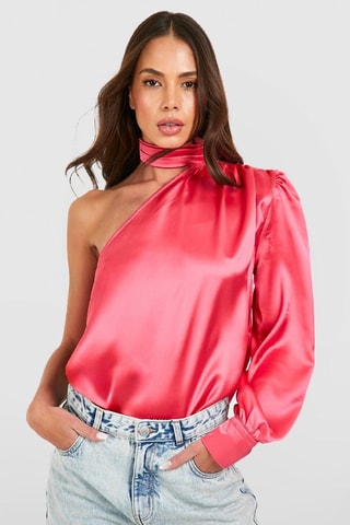 Asymmetrische Top - Fuchsia