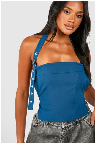 Top - Blauw