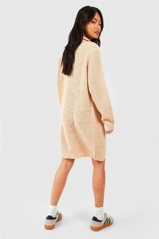 Trui-jurk - Beige