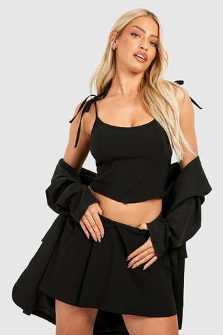 Crop Top - Zwart