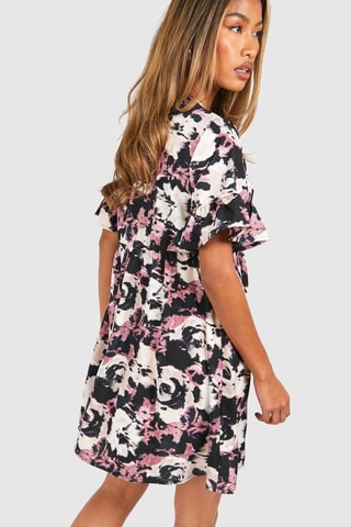 Trapezium Jurk - Roze