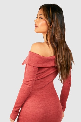 Trui-jurk - Steenrood