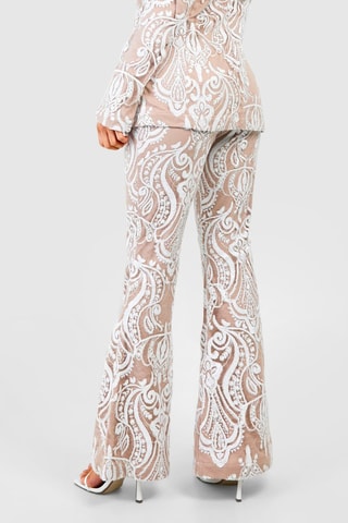Broek Flare Cut - Ivoorkleurig