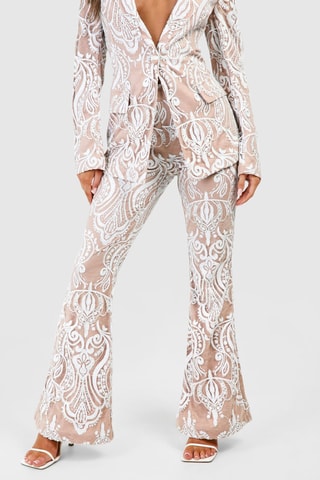 Broek Flare Cut - Ivoorkleurig