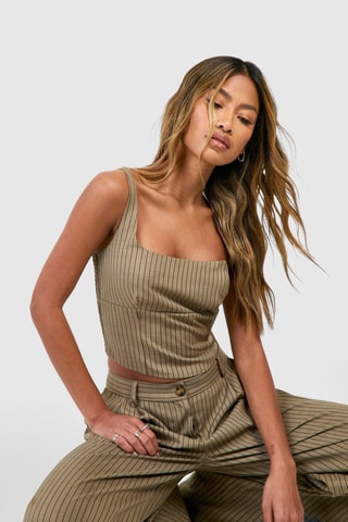 Crop Top - Taupe