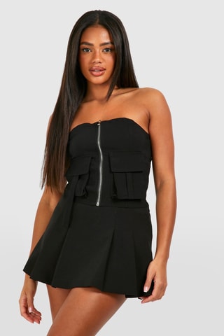 Top bustier - Noir