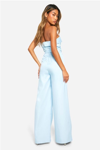 Strapless Jumpsuit - Lichtblauw