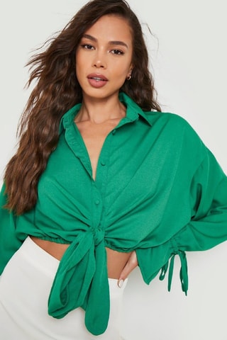 Oversized Overhemd - Groen