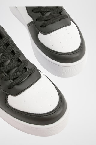 Platform Sneakers - Zwart en Wit