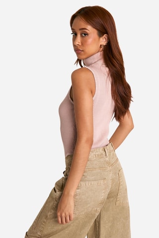 Mouwloze Bodysuit - Roze