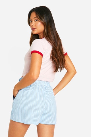 Cropped T-shirt - Roze