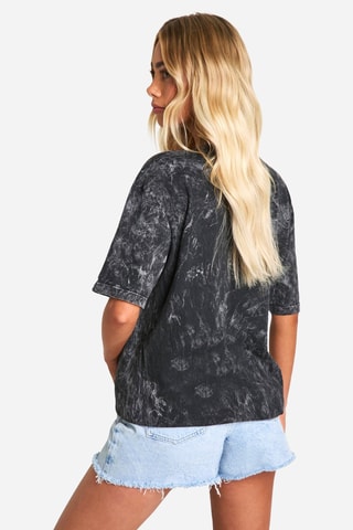 T-shirt Oversized The Rolling Stones - Zwart