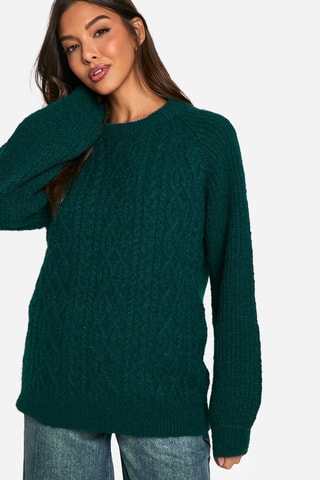 Oversized trui - Groen