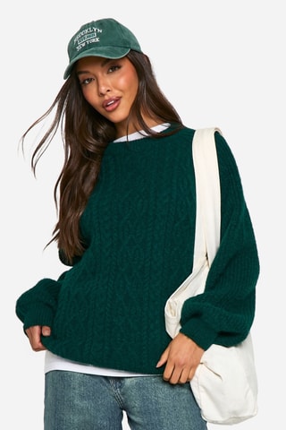 Oversized trui - Groen