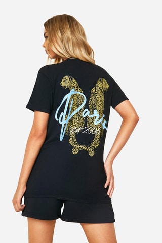Oversized T-shirt - Zwart