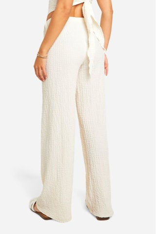 Broek Wide Legs - Gebroken Wit