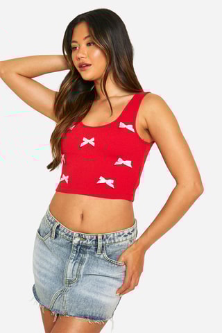 Crop Top - Rood