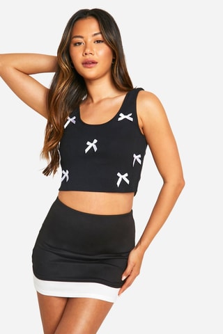 Crop Top - Zwart