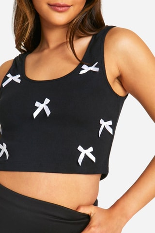 Crop Top - Zwart