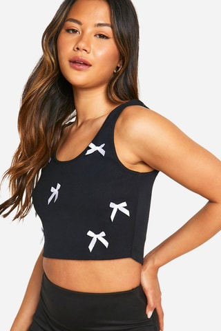 Crop Top - Zwart