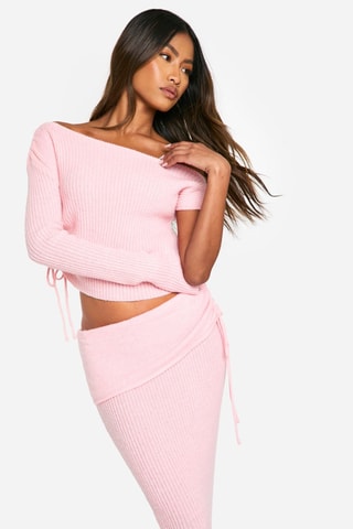Top en Lange Rok - Roze