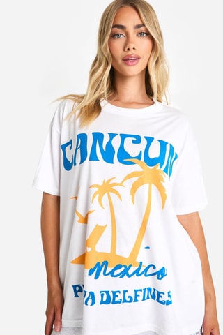 Oversized T-shirt - Wit