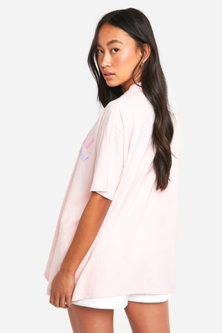 Oversized T-shirt - Lichtroze