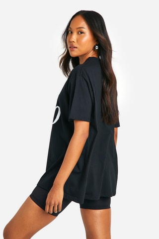 Oversized T-shirt - Zwart