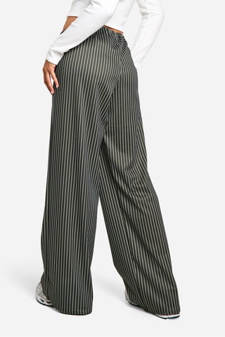 Broek Wide Legs - Kaki