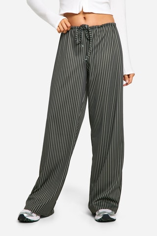 Broek Wide Legs - Kaki