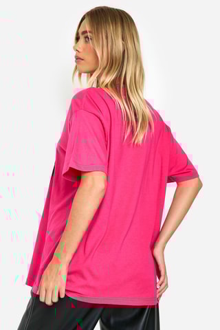Oversized T-shirt - Roze