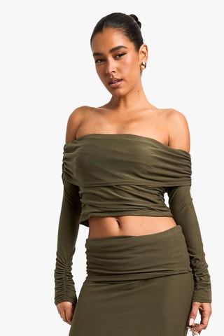 Crop Top - Kaki