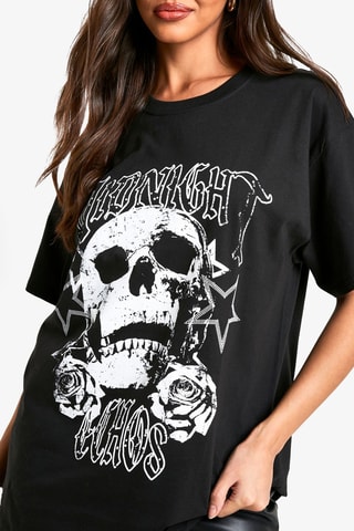 Oversized T-shirt - Zwart