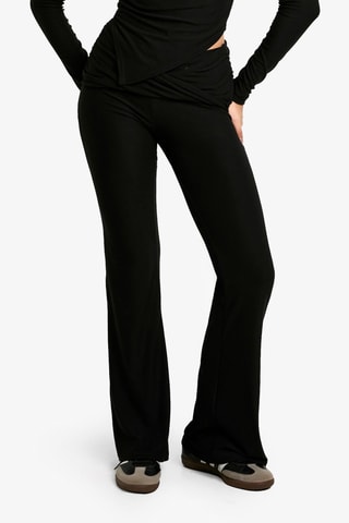 Broek Flare Cut - Zwart